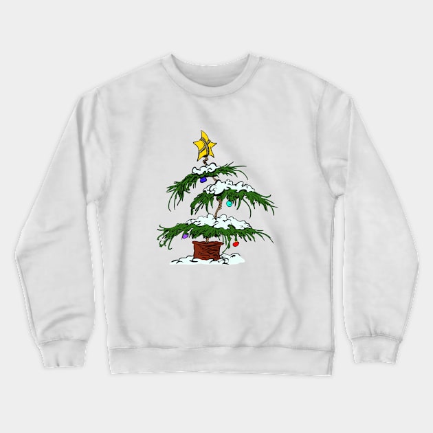 Christmas tree Crewneck Sweatshirt by Pixelated Potatoe